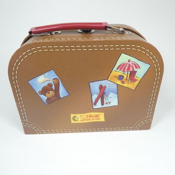 Steiff Suitcase Box Empty for Fynn 8" Wide - Picture 4 of 9